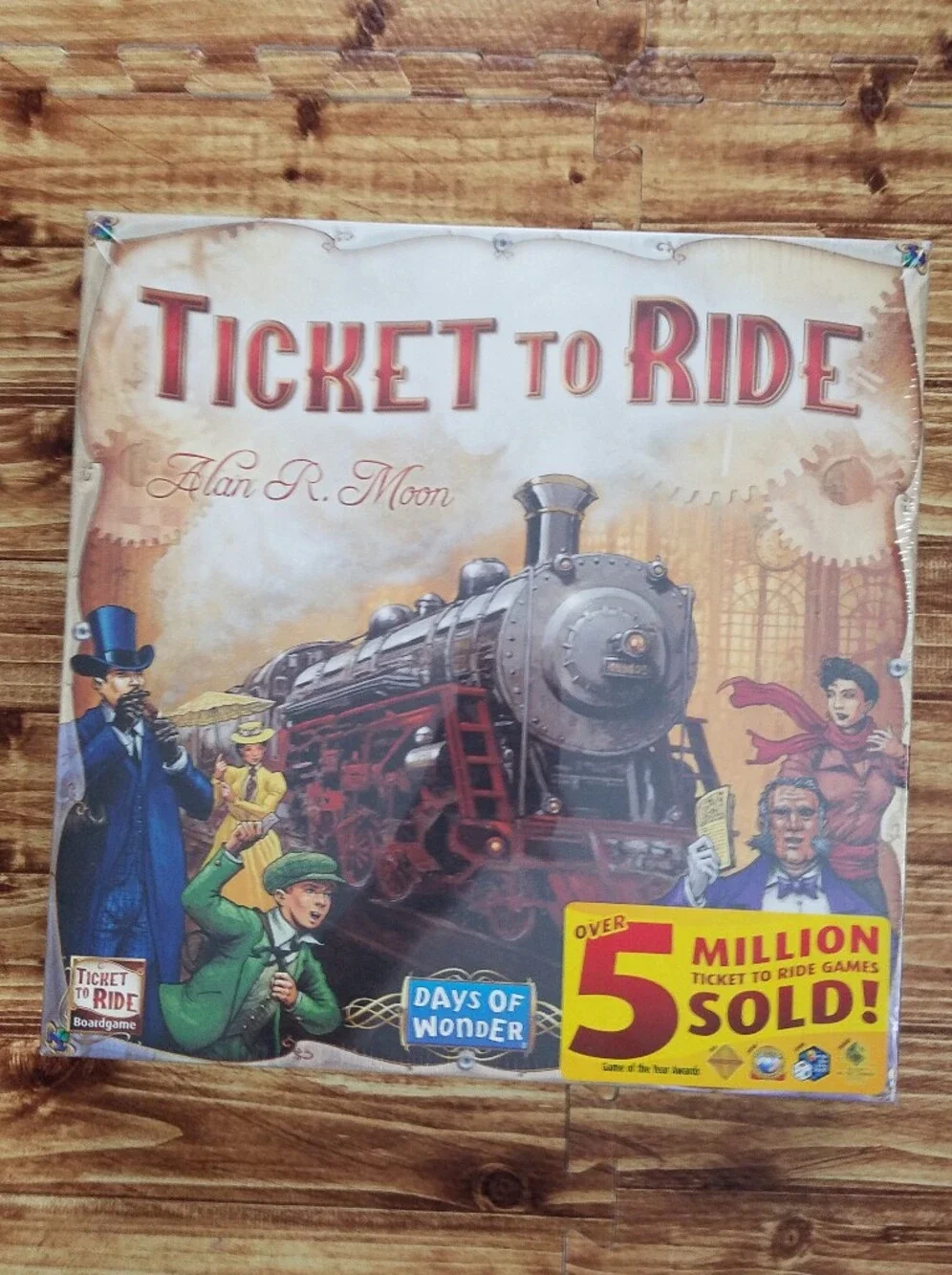 Ticket to Ride Board Game Standard Edition Days of Wonder New Sealed Kids 8+